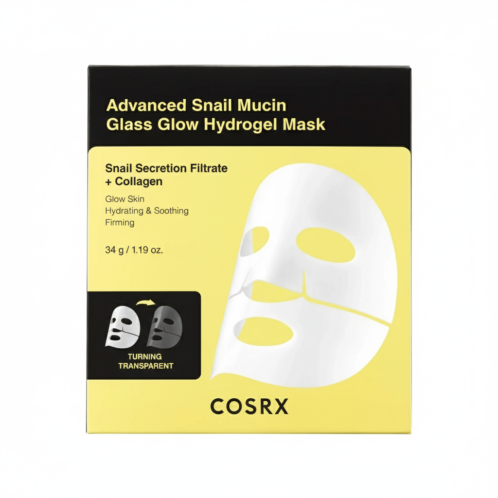 Advanced Snail Mucin Glass Glow Hydrogel Mask